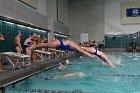 Swimming vs Babson  Wheaton College Swimming vs Babson College. - Photo By: KEITH NORDSTROM : Wheaton, Swimming, Babson